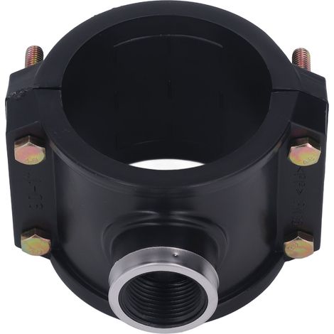 Selle De Dérivation En Pp - Raccord Té Pour Tuyau 90mm - Filetage Femelle G1 - Kit De 2 Pièces Pour Irrigation (1/5)