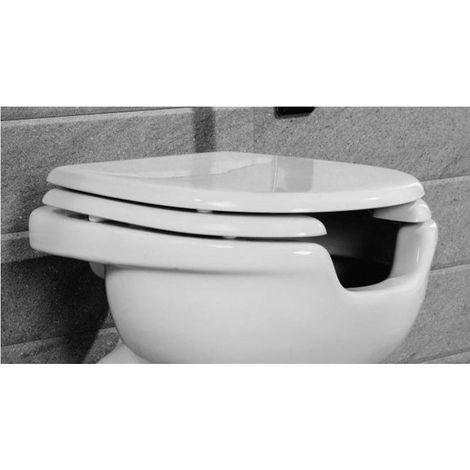 VALADARES 50221000 PMR Tapa Wc con Apertura Frontal Caída Normal Blanco - ref: 50221000