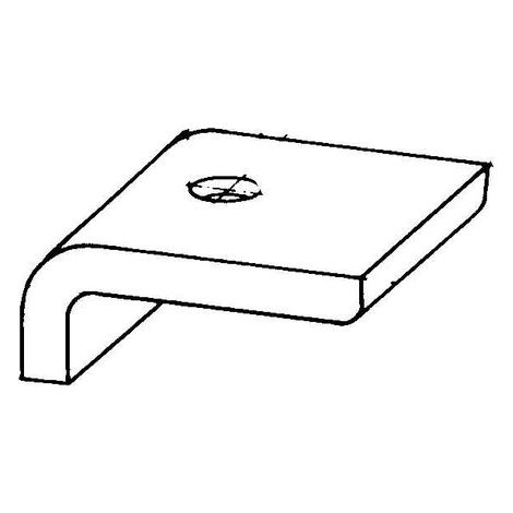 Perfil clamp Niedax hsk 20 acero galvanizado en caliente 50x50 mm