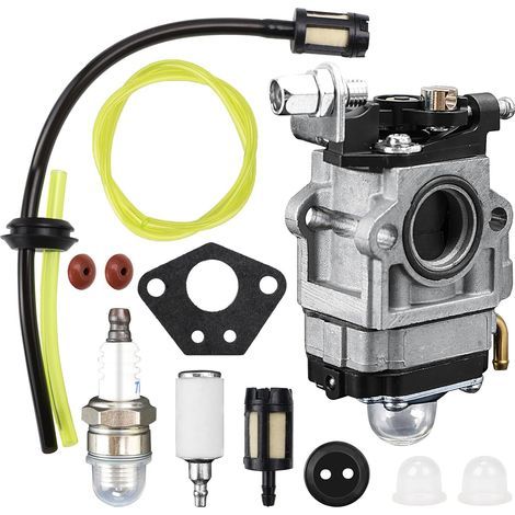 Carburateur pour Debroussailleuse 52 cc 49 43 cc, Kit Débroussailleuse avec Joint, Tuyau, Bougie et Filtre à Essence - (1/5)