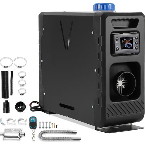 Jopassy 8KW Riscaldatore Diesel portatile integrazione 12V/24V Bluetooth controllo auto riscaldatore aria diesel per RV auto camion Nero (1/5)