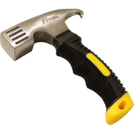Marteau de tente compact forgé et extracteur de piquet, outil multifonction robuste pour la maison, la voiture, le camping, 0,5 kg (1/5)