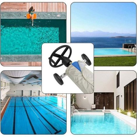 Bache De Protection Solaire - Pour Enrouleur De Piscine Jusqu A 16 Pieds - Tissu Tisse Resistante Aux Intemperies - 1 Unite (1/5)