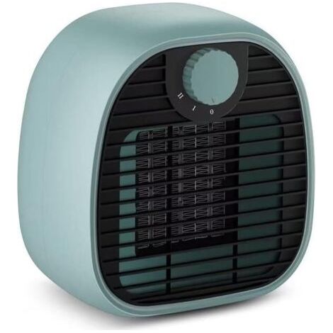 Chauffage Soufflant, Radiateur Soufflant Électrique 650/1000W, Protection Contre Surchauffe & Anti-Basculement, 2 Modes de Chauffage, Salle de Bain Maison Bureau, Sécurité - Silencieux