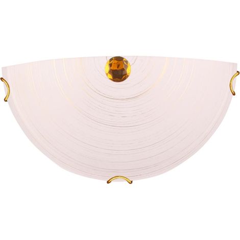 Plafonnier Candellux MILA 11-38947 blanc/or 30 cm E27 (1/2)