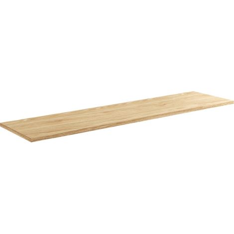 Plateau meuble sous vasque en bois - L 180 cm x l 46 cm - Wavy - Livraison gratuite