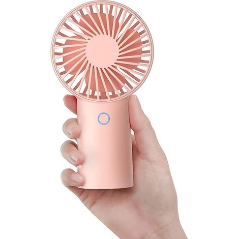 6000mah Ventilateur  Main, Mini Ventilateur Portatif, Petit Ventilateur Rechargeable Usb [temps De Travail 5-20h] Ventilateur Personnel  Piles Ave (1/5)