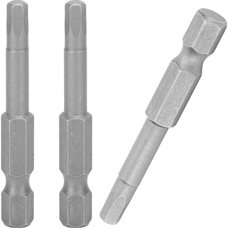 10 Stück S1/4 Sechskant-Schraubendreherbits, gehärtet, elektrisch-magnetisch, Ersatz (1/5)