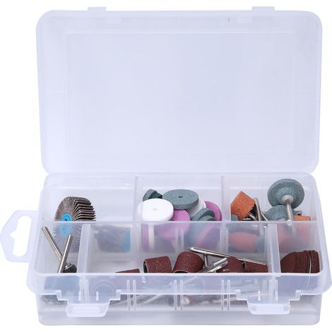 Ortviai Kit d’accessoires pour outil rotatif électrique – meulage, ponçage, polissage et découpe sur bois et métaux (1/5)
