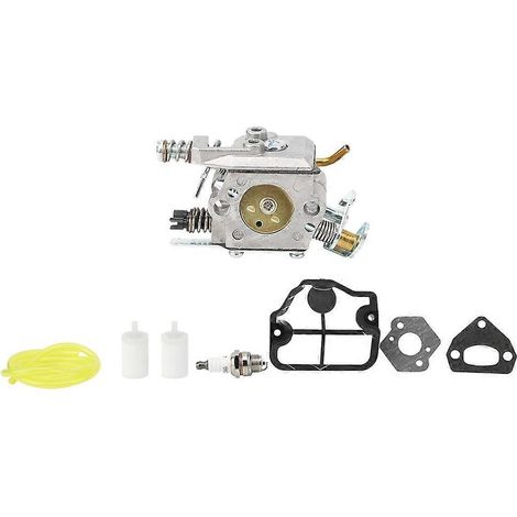 Kit de réparation de carburateur compatible avec les pièces détachées pour tronçonneuses HUSQVARNA 136, 137, 141, 142, 36, 41 et 142E