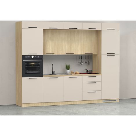 Cuisine complète moderne cachemire/chêne Louna (1/5)