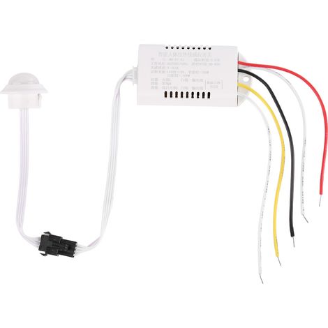 Module de commande d'éclairage à détecteur de mouvement infrarouge automatique pour couloir domestique (1/5)