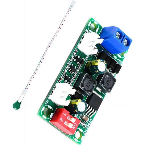 Elektronisches Lüfterdrehzahlreglermodul 5V 12V 24V Ausgang, einstellbar für PC und LED-Beleuchtung, mehrfarbig (B 24V) (1/5)