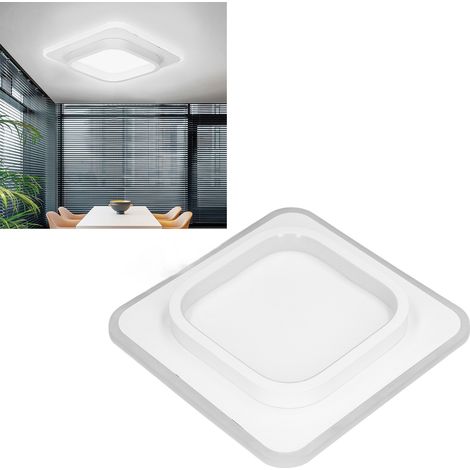 Plafonnier LED carré 20W, applique murale, lampe de couloir 85-265V pour chambre, salon, éclairage blanc (1/5)