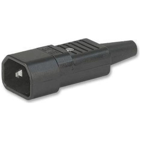 Connecteur d'alimentation Ie320 C14 mâle droit Homolo 4732.0000