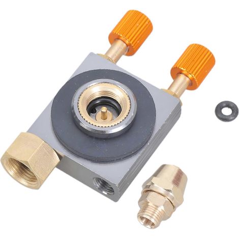 Valves de remplissage et de gonflage pour réservoirs plats, adaptateur pour réservoirs de gaz, adaptateur pour cuisinière, adaptateur de remplissage pour réservoirs de propane, convertisseur de rempli (1/5)