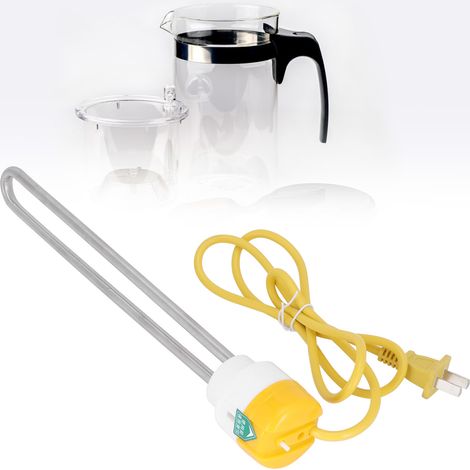 Chauffage d'Immersion Portable 900W Tube Inox Thermostat Automatique pour Chauffer Eau et Kettle Boil (1/5)