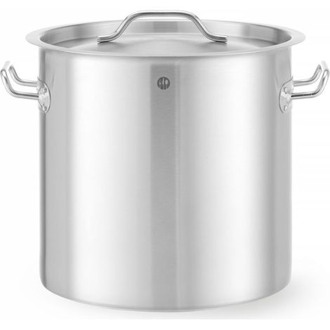 Budget Line Topf mit Deckel 50 l Durchmesser 400 x 400 h - Hendi 834701 (1/2)