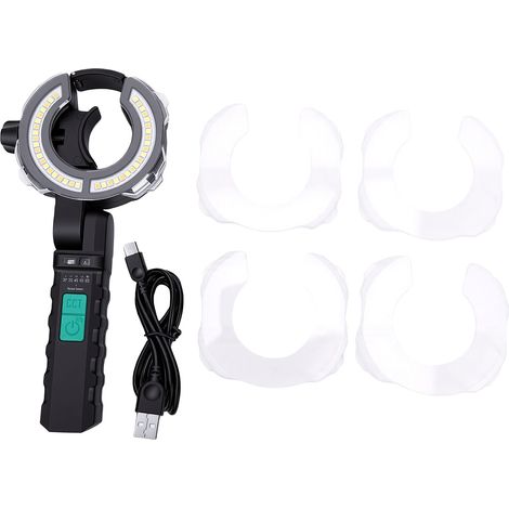Pistolet à peinture léger 500 LM LED Spray 5 températures de couleur 2700K à 6500K pour la peinture automobile réparation de carrosserie automobile (1/5)