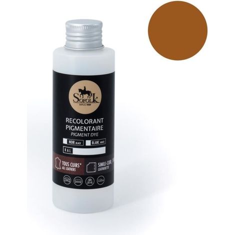 Pittura Pelle/Similpelle (125ml, 12-MARRONE CHIARO) - SOFOLK - Manutenzione per Sedile e Volante di Auto, Divano, Scarpe (1/4)
