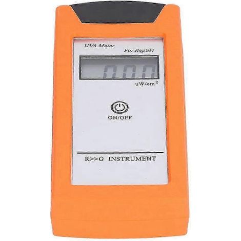 Testeur UVA portable, matériau en gel de silice, 001999 W/cm², écran LCD 3,5 bits, lampe solaire UVA pour reptiles - JXLGV (1/5)