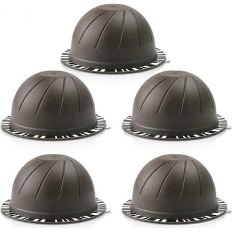 Lot de 5 capsules de café réutilisables pour Vertuo Vertuoline rechargeables 150 ml (1/5)