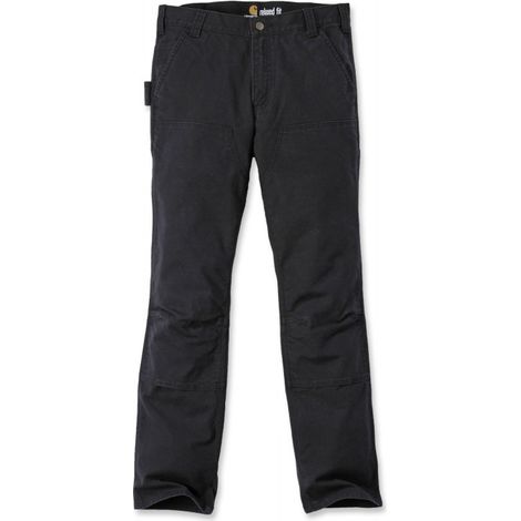 Pantalon de travail CARHARTT Stretch Duck Noir T.40 - 103340-001-W33/L32 (1/4)