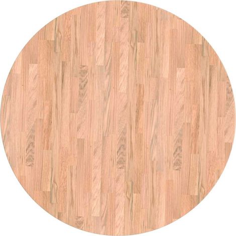Dessus de table,Plateau de table,Dessus de bureau Marron clair Ø 80 x 4 cm Chêne massif CFW97817 (1/5)