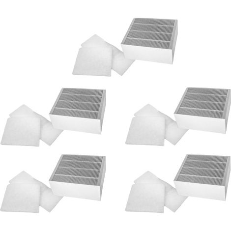 Trade-Shop Filter-Set kompatibel mit Vallox ValloPlus 270 MV, 270 SC, 270 SE Lüftungsgerät - 15in1 (5x Pollenfilter, 5x Zuluftfilter, 5x Abluftfilter)