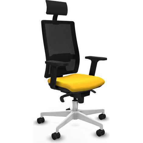 Bürostuhl piqueras y crespo Horna schwarz Schaumstoff hoher Dichte (1/2)