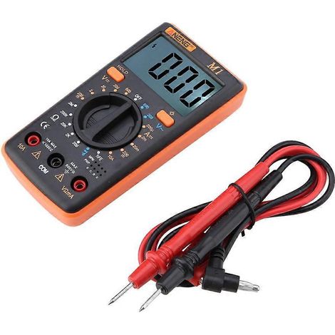 ANENG M1DC/AC Spannungs-, Strom- und Widerstands-Digitalmultimeter-Tester 0℃-50℃ (orange)