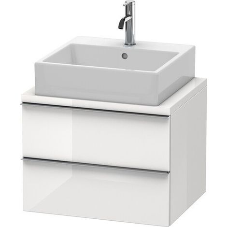 HAPPY D.2 mobile consolle basso 440x600x478mm bianco lucido