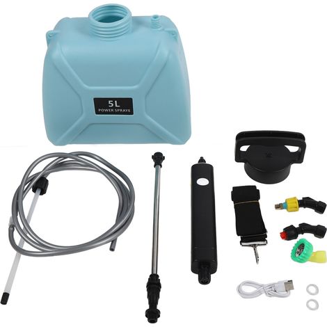 Pulvérisateur électrique puissant 5L, grande capacité, gain de temps, plante Portable pour ferme, jardin et cour (1/5)