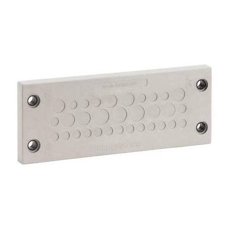 Icotek KEL-DPZ 24/15 placchetta di passaggio grigia 58x147 mm