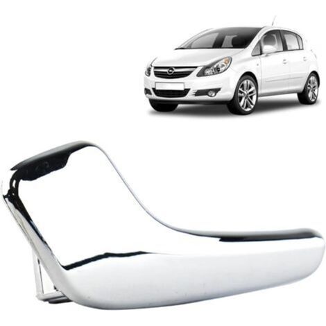 Innentürgriff, passend für Opel Corsa D (2006-2014), vorne oder hinten links (Fahrerseite) (Chrom), Teilenummer 136044, 13297813 (1/4)