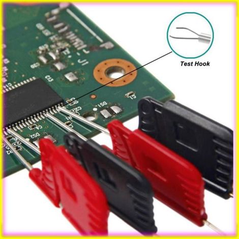 keenso pince IC SDK08 Clip de Test SDK08, Clip de Pied de Puce Micro IC SMD, Pince de Test 40 V 2 A pour informatique boite (1/5)