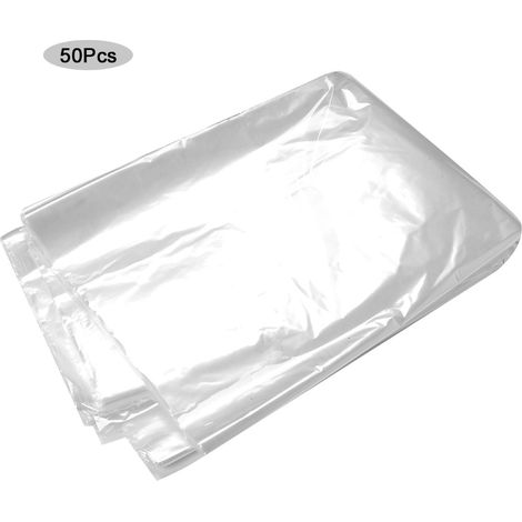 Housses Pour Vêtements - PE Transparent - 60 x 90 cm - Pour Rangement Dans Armoire - Lot De 50 (1/5)