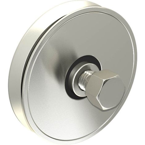 Stahl-Laufrolle Ø60mm (Ø58mm) für Schiebetore, mit 10mm V-Rille, für Tore bis 200 kg