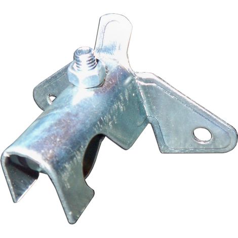212 supporto barra soffitto bianco con vite 1200203