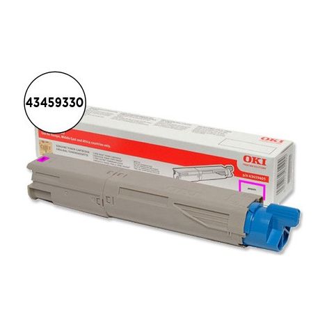 Toner OKI 43459330 Magenta C3300 C3400 C3450 C3600 2500 PAG