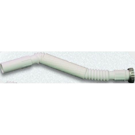 Tuyau d'évacuation flexible et extensible 32 mm – Longueur 300 à 800 mm – Raccord femelle 1'' 1/4 – En PPL copolymère multi-orientable – Achat Utile (1/6)