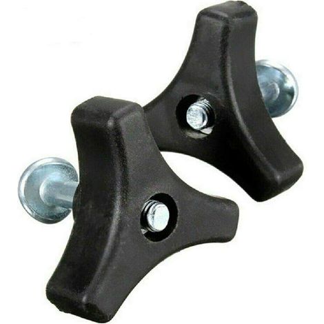 Lot de 2 écrous de rechange en plastique pour tondeuse à gazon (1/5)