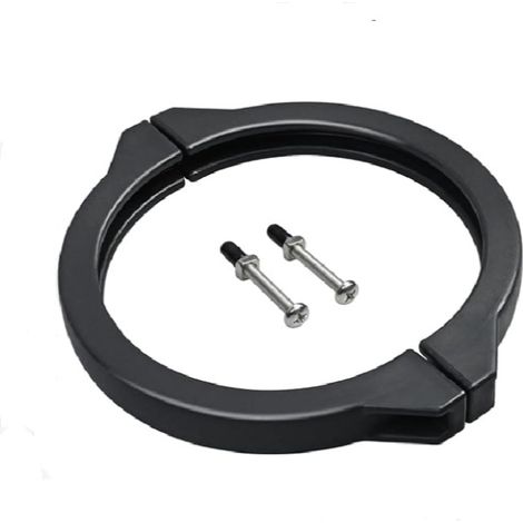 Ensemble de collier de serrage de vanne de filtre à sable de 1-1/2 pouce (environ 3,8 cm) avec vis et écrous de rechange.
