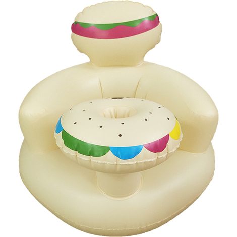 siège d'apprentissage pour bébé, chaise de salle à manger, canapé gonflable pour bébé, siège de salle à manger, tabouret de bain gonflable pliable pour bébé (1/5)