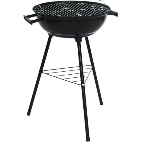 Charcoal kettle barbecue Ø39cm black 69x49x46 cm - Marcel