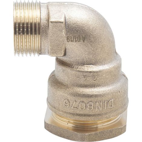 Raccord compression 3-4 m coudé d25 ply