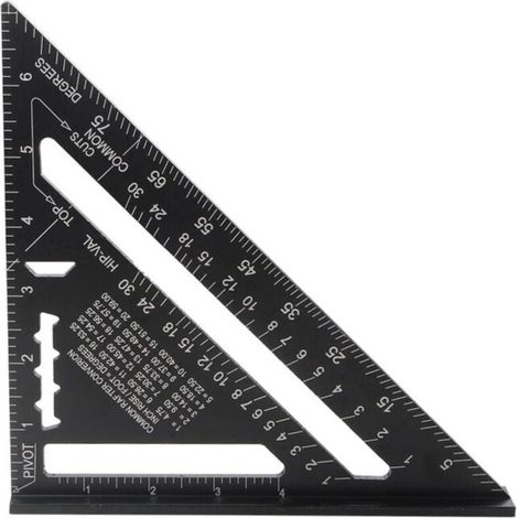 Metric system MULTI FONCTIONS 180 mm Metal Aluminium Regle Équerre Trusquin Guide Raporteur Angle 45 90 Degres/Outils de menuisier/Outil de traçage Guide de menuiserie en bois (1/3)