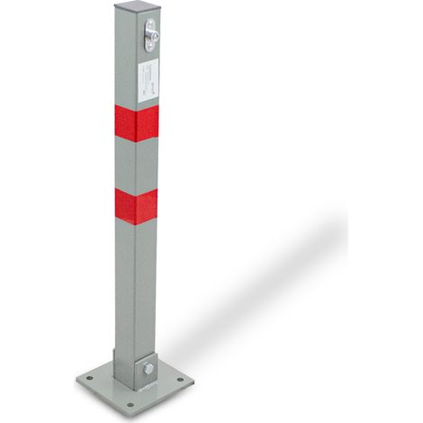 Bituxx Parkpfosten Parkplatzpfosten Absperrpfosten Parkplatzsperre Poller 65cm Klappbar (1 Pfosten) (1/5)