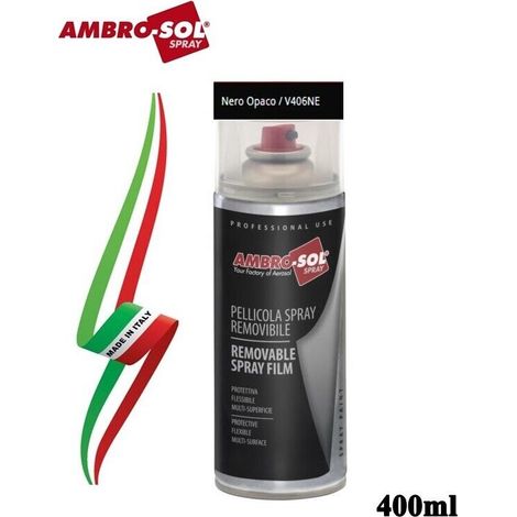 PELLICOLA REMOVIBILE 400ML NERO OPACO SPRAY (1/3)