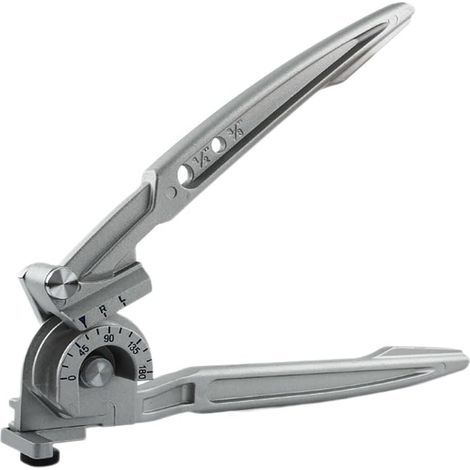 Curvatubi manuale 2 in 1 SEIWEI per tubi in alluminio da 3/8" e 1/2" con marcature angolari per rame, acciaio a parete sottile e PVC (1/5)